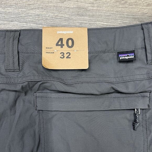Patagonia Convertible Pants Size 40 Mens Quandary Forge Grey $129 - Picture 8 of 12